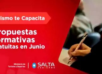 TURISMO: CURSOS GRATUITOS DE CAPACITACIÓN