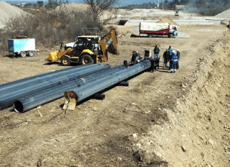 AUTOPISTA SALTA/VAQUEROS: CAMBIAN EL ACUEDUCTO