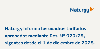 NUEVAS TARIFAS DE AGUAS DEL NORTE