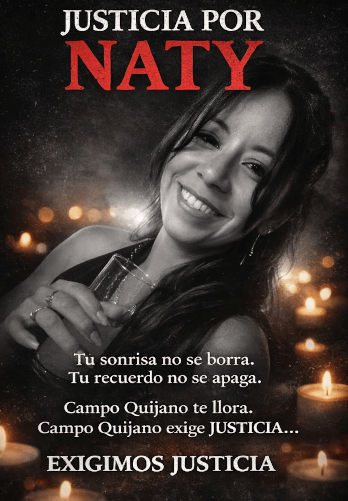 NATALIA CRUZ: A UNA SEMANA DEL ASESINATO